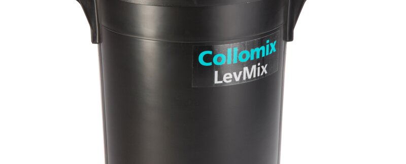 Seau pour mélangeur - Collomox - 30 litres - Polyéthylène - avec anse  métallique
