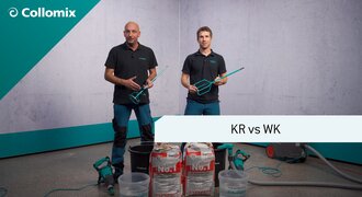 Praktyczne porównanie mieszadeł i trybów pracy przystawek mieszających WK i KR w materiale wideo